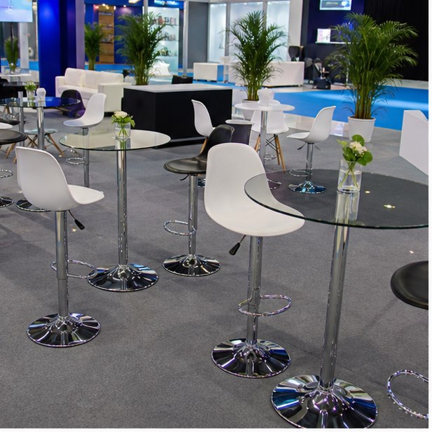 Bistro Table Rental venue setup for Malaysia event furniture rental