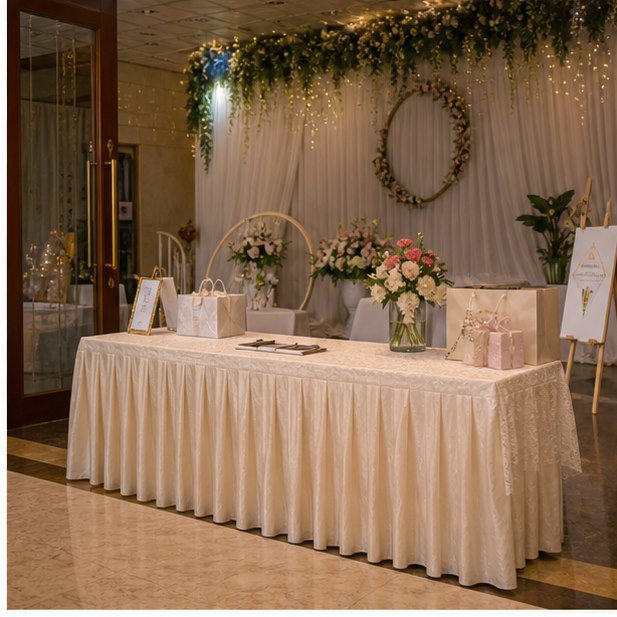 Gift Table Rental event setup for Malaysia event furniture rental