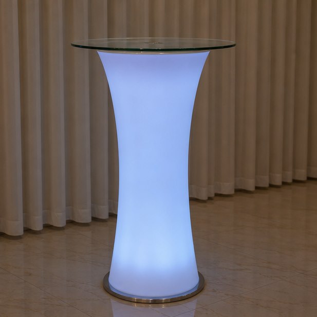LED Bar Table Rental product reference for Malaysia event furniture rental