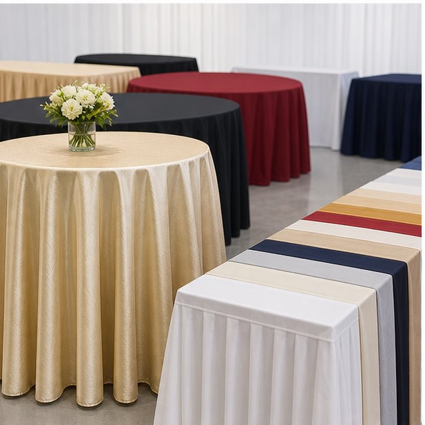Table Cloth Rental product reference for Malaysia event furniture rental
